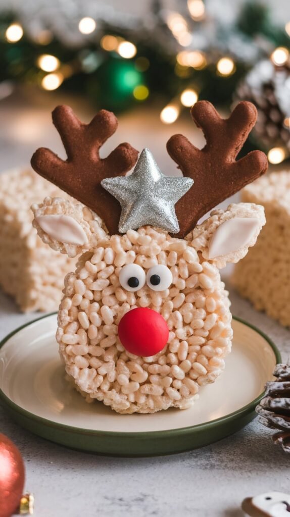 21 Kid-Friendly Christmas Appetizers That'll Actually Get Eaten 14 Rudolph Rice Krispie Treats
