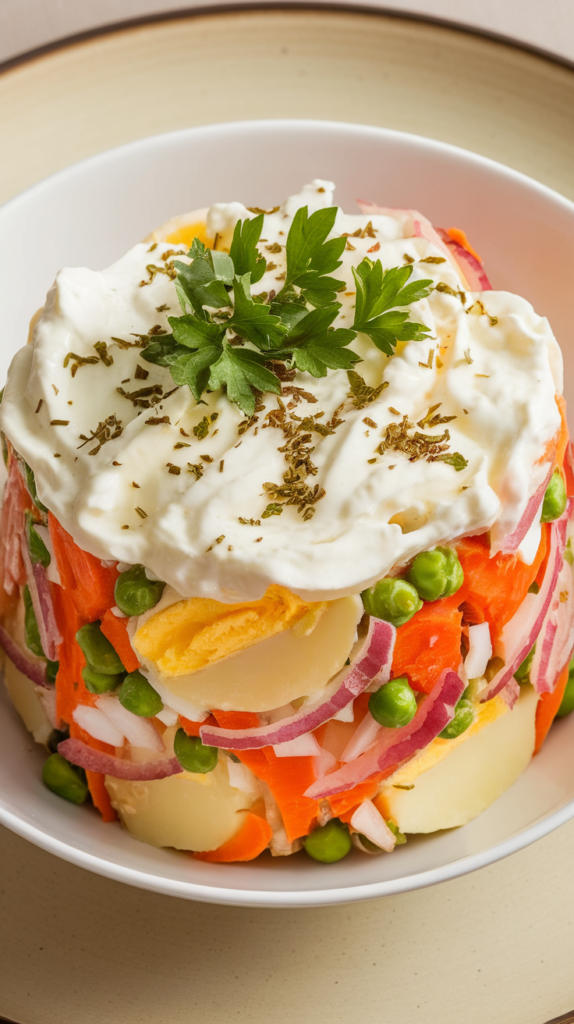 27 New Year's Eve Salad Recipes That'll Make You Forget About the Potato Chips 10 Russian Salad Olivier