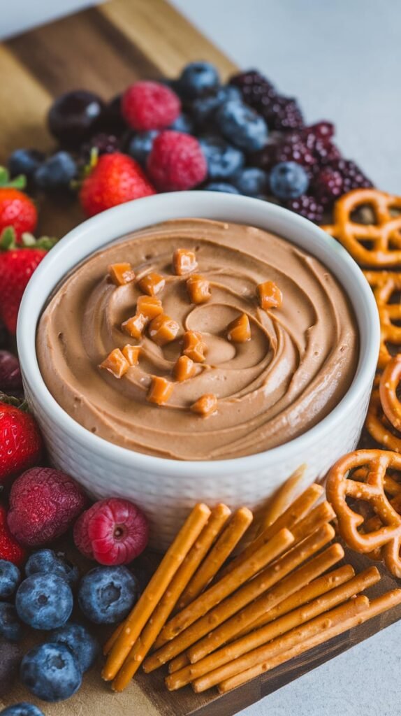 Salted Caramel Cheesecake Dip