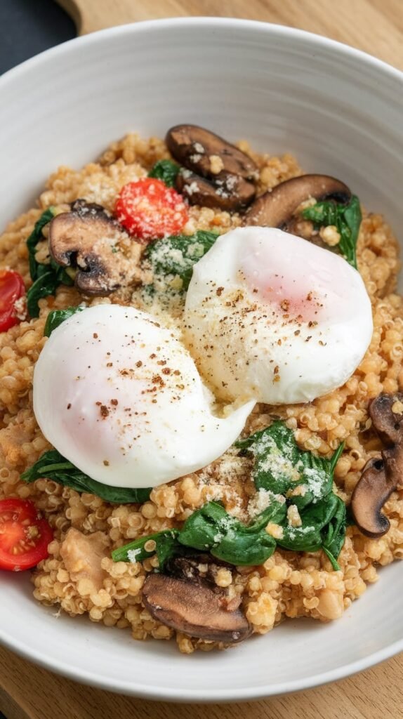 15 Make-Ahead High-Protein Breakfasts for Busy Mornings 15 Savory Breakfast Quinoa with Poached Eggs