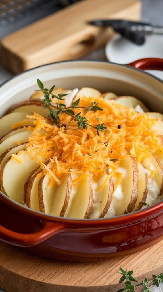 21 Magical Christmas Dinner Ideas for a Cozy Family Feast 15 Scalloped Potatoes with Gruyere