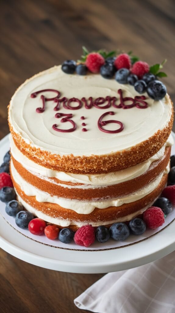 23 Vintage Christmas Cakes That'll Transport Your Taste Buds Straight to Grandma's Kitchen 15 Scripture Cake