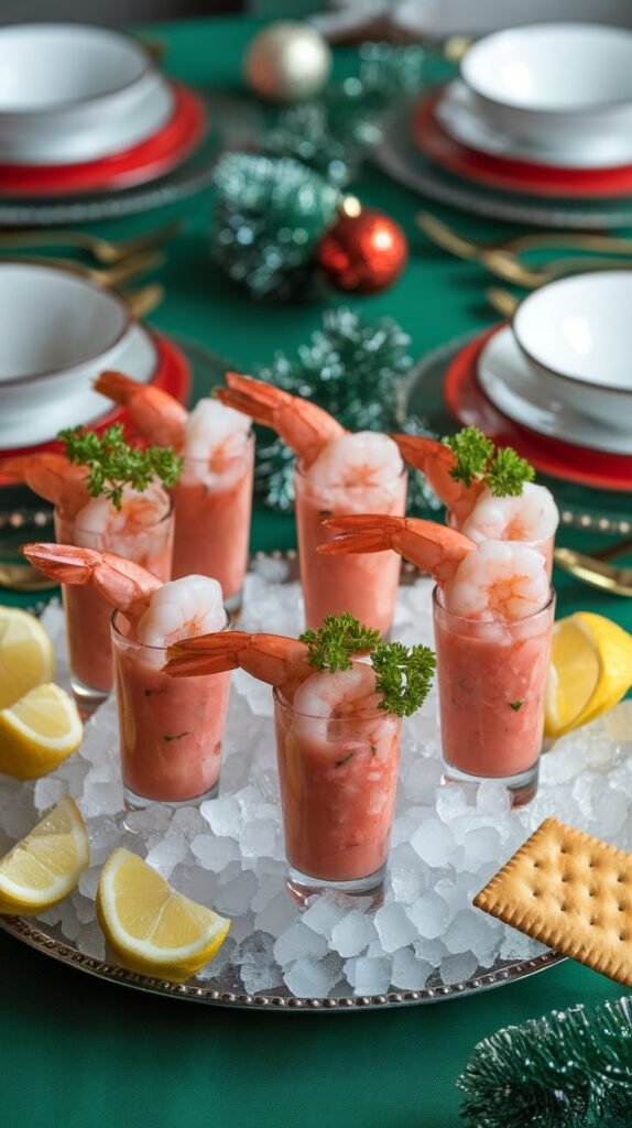 15+ No Bake Christmas Finger Foods That Disappear in Minutes 10 Shrimp Cocktail Shooters