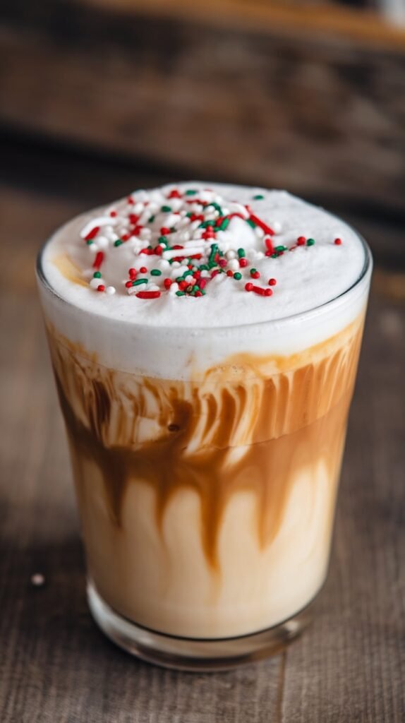 12 Healthy Christmas Starbucks Drinks That Won't Wreck Your New Year's Resolutions 4 Skinny Caramel Macchiato with a Holiday Twist