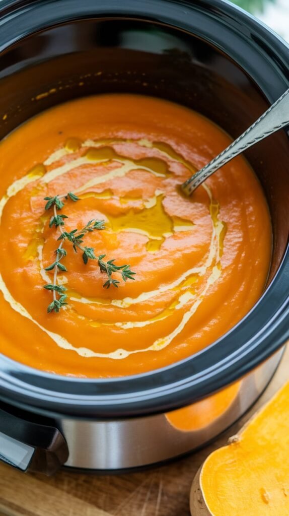 25 Slow Cooker Soups For Winter Season 11 Slow Cooker Butternut Squash Soup