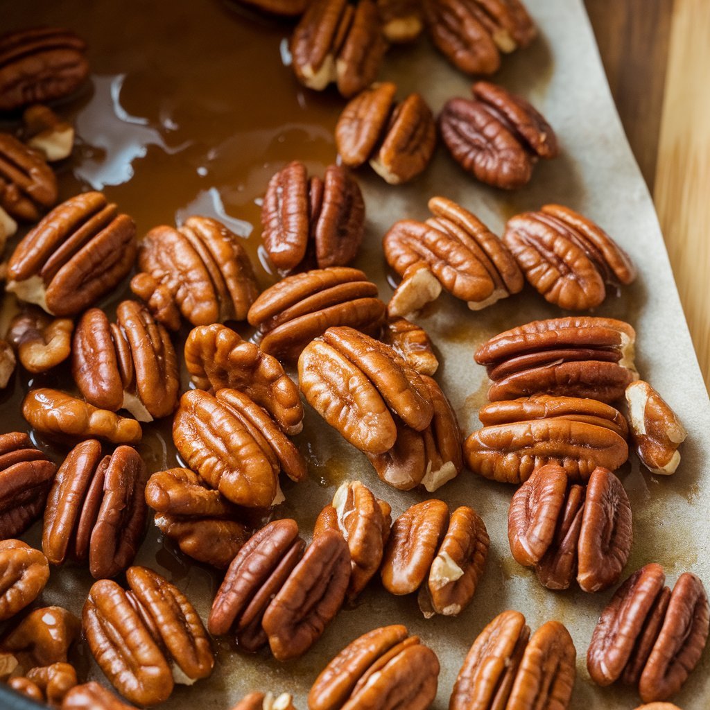 Slow Cooker Candied Pecans