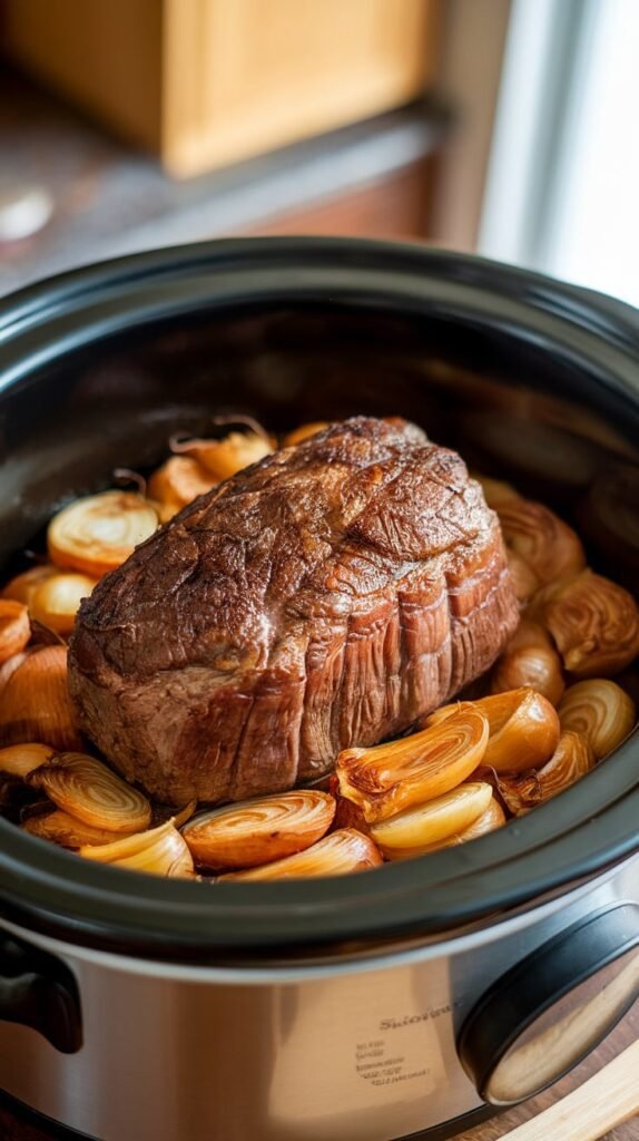Slow Cooker French Onion Pots