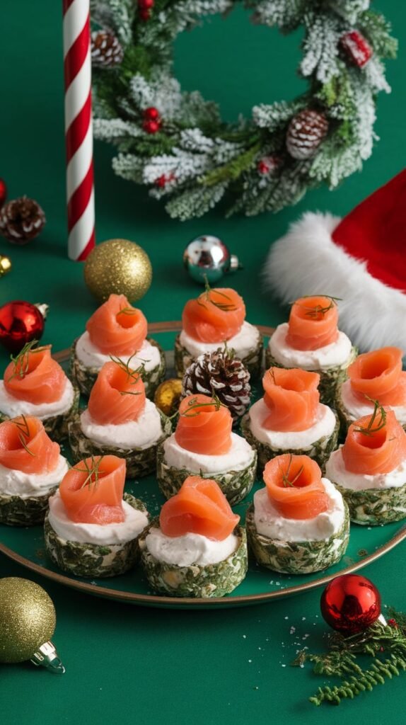 15+ No Bake Christmas Finger Foods That Disappear in Minutes 5 Smoked Salmon Cream Cheese Bites