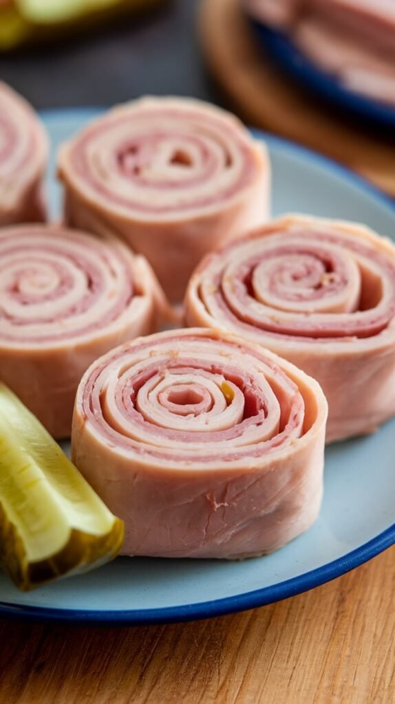 Smoked Turkey and Swiss Roll Ups