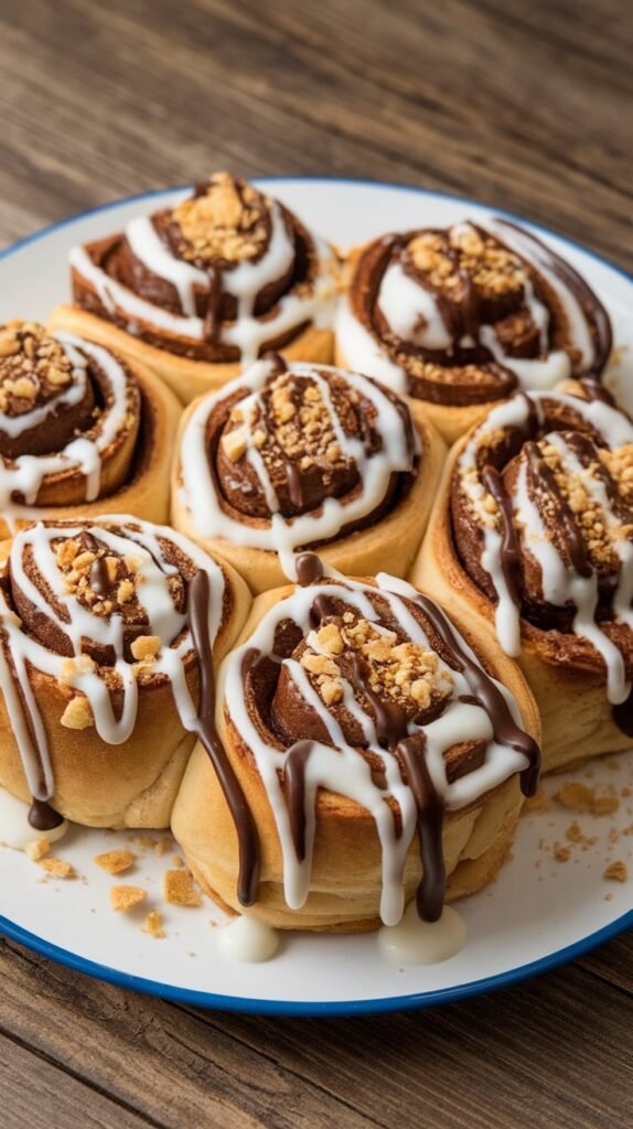 These 21 Christmas Morning Cinnamon Rolls Will Make You the Holiday Hero 15 Smores Cinnamon Rolls