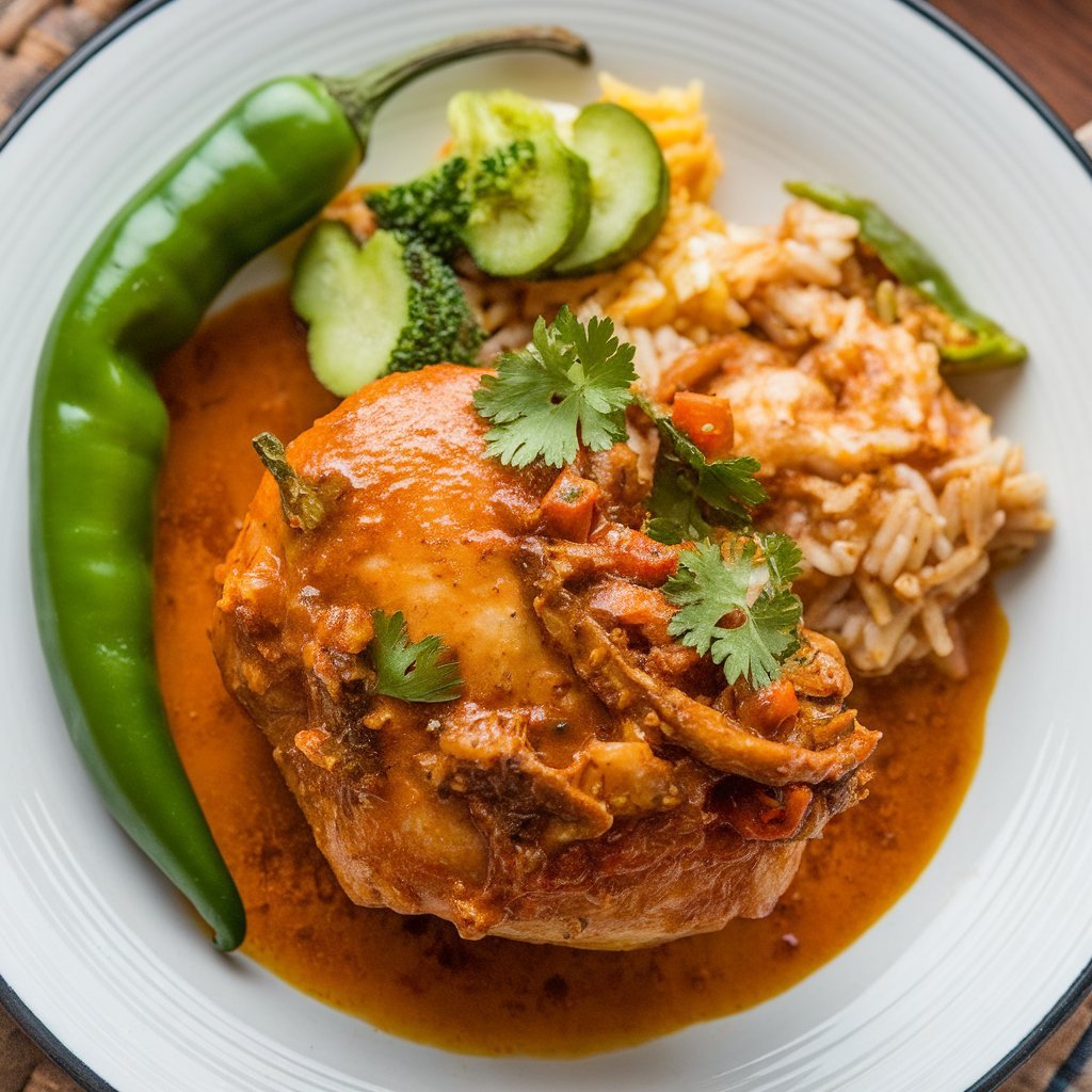 Spicy Brazilian Coconut Chicken
