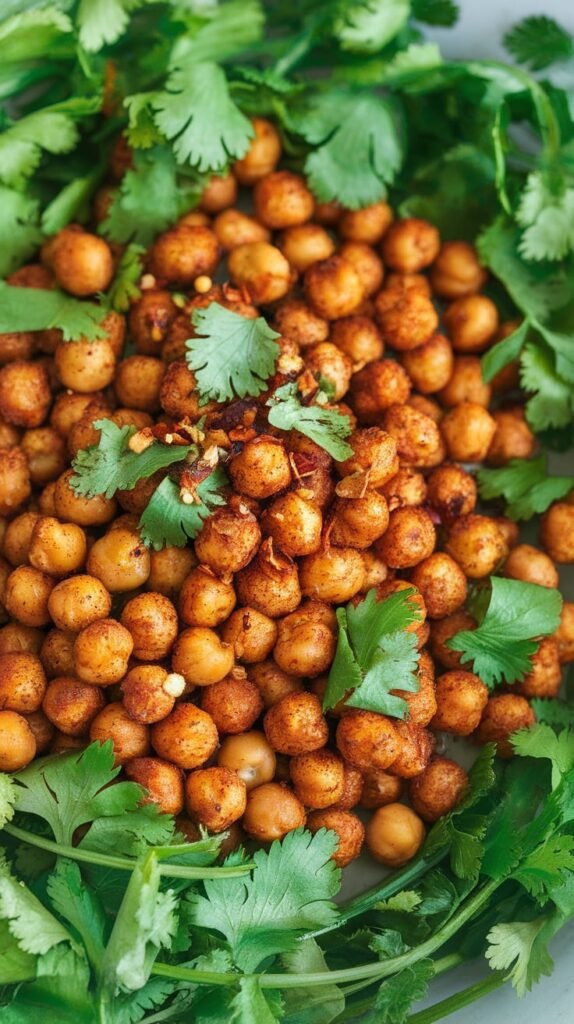 20 No-Bake High-Protein Snacks That'll Save You When Hunger Strikes 20 Spicy Roasted Chickpeas 1