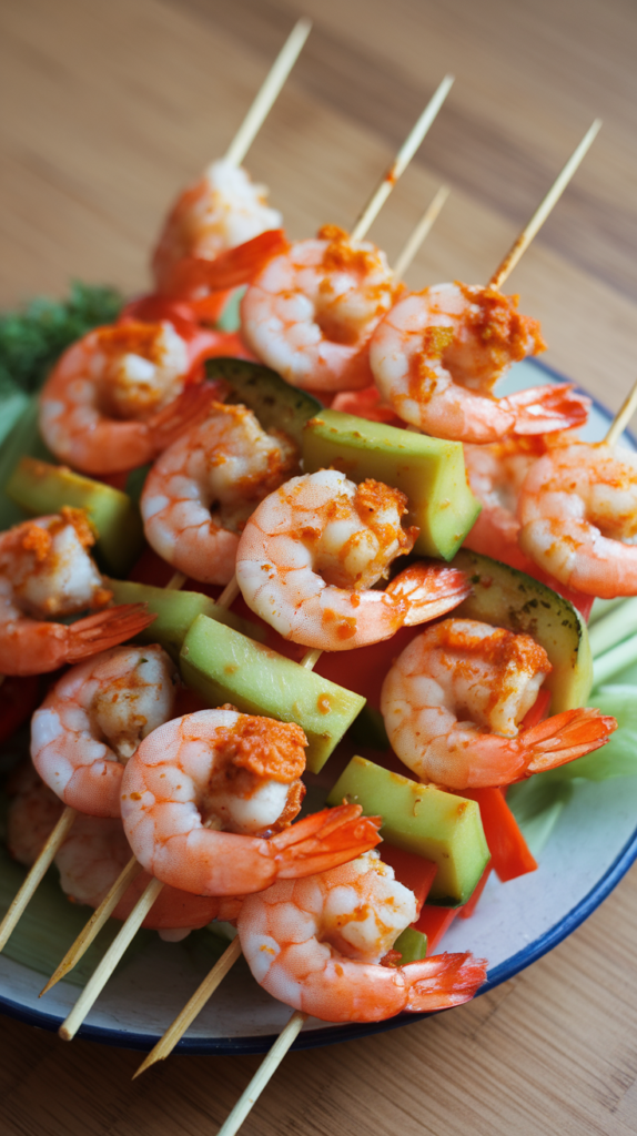 15 High-Protein Low Calorie Snack Ideas to Satisfy Sweet & Savoury Cravings 15 Spicy Shrimp Skewers