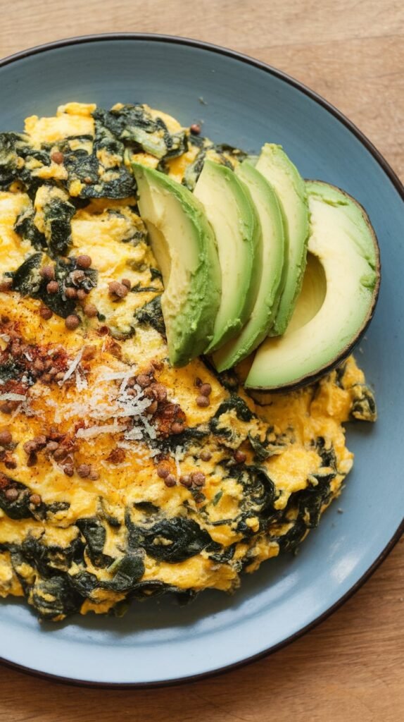 6 High-Protein Recipes for Winter Immune Support 5 Spinach and Egg Scramble with a Kick