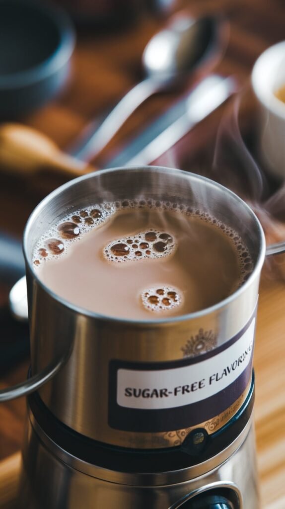 12 Healthy Christmas Starbucks Drinks That Won't Wreck Your New Year's Resolutions 9 Steamer with Sugar Free Flavoring