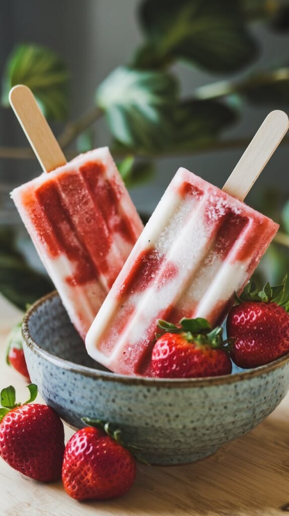 15 Low-Carb Low-Calorie Desserts That'll Make You Forget Sugar Ever Existed 7 Strawberry Coconut Popsicles
