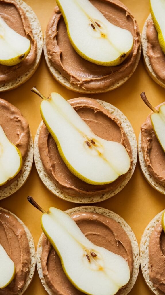Sunflower Seed Butter Sliced Pear