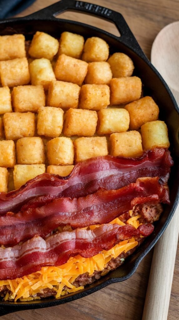Tater Tot Bacon Breakfast Casserole Recipes 2 Tater Tot Bacon Breakfast Casseroles