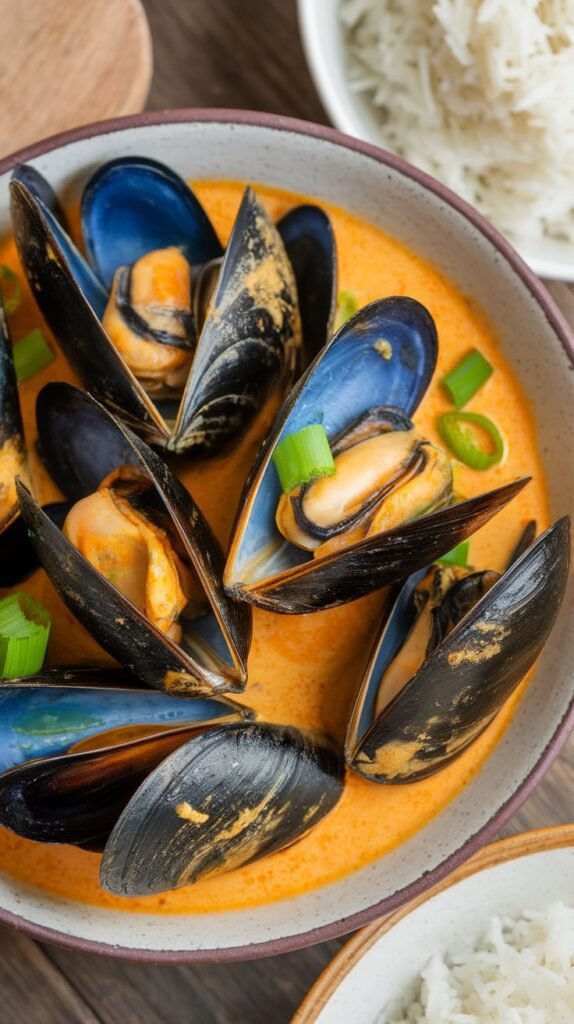 Thai Coconut Curry Mussels