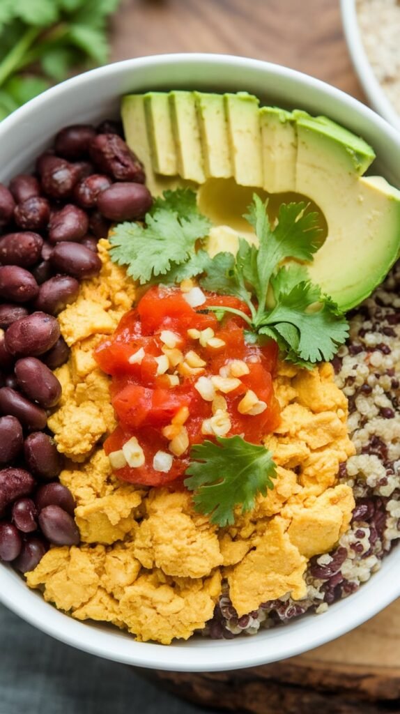 10 High-Protein Breakfast Bowls to Start Your Day Strong 7 Tofu Scramble Power Bowl