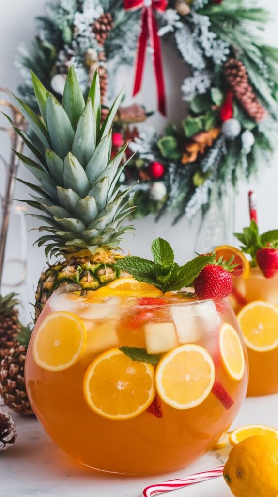 10 Christmas Non-Alcoholic Punch Recipes So Good Your Guests Will Think You Spiked Them 7 Tropical Christmas Punch