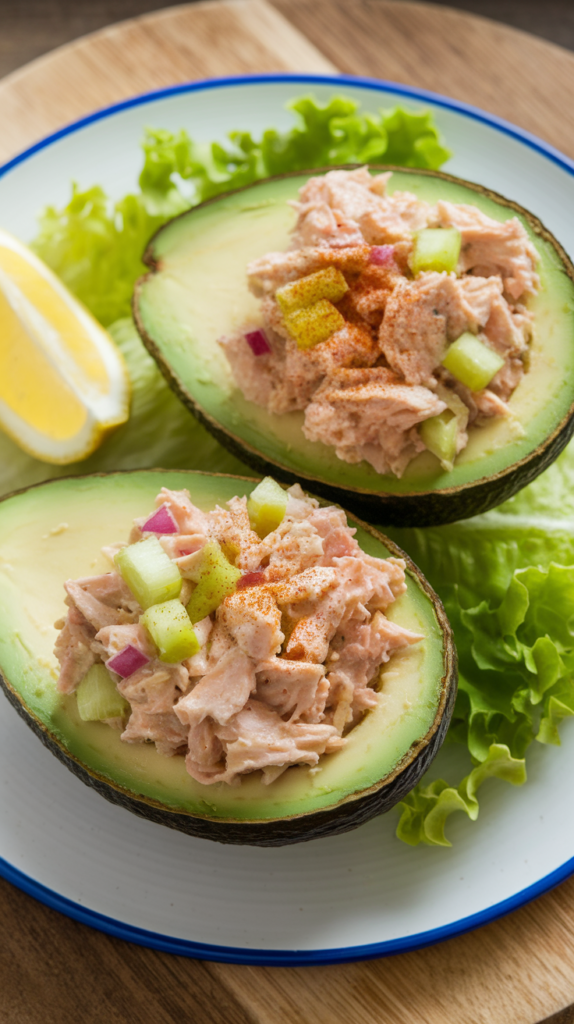 Tuna Salad Stuffed Avocados