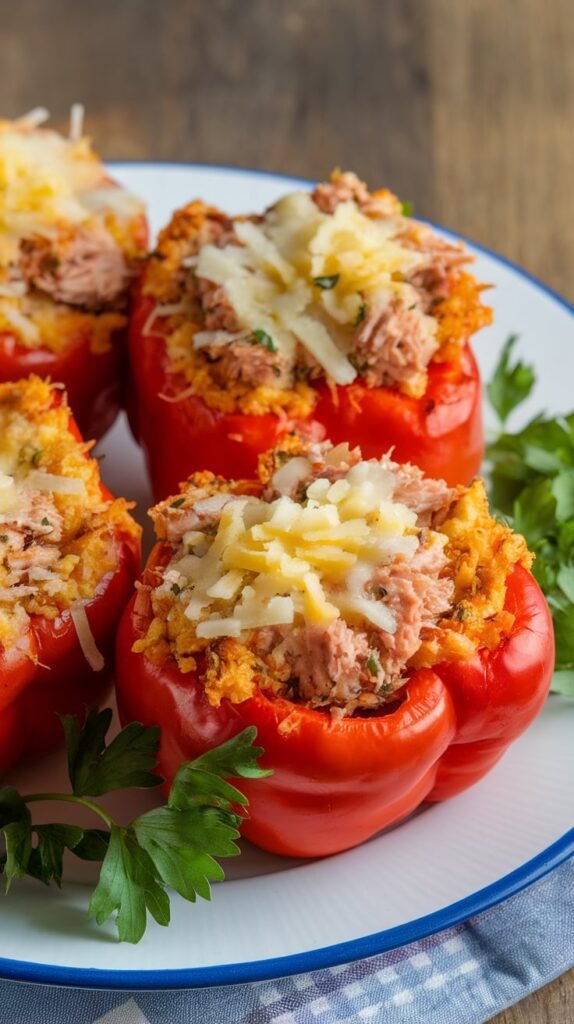 16 High-Protein Recipes for Seniors That Prove Eating Well Never Gets Old 7 Tuna Stuffed Bell Peppers