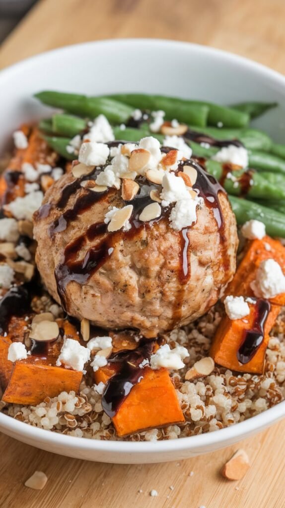 13+ High Protein Low Carb Lunches That'll Actually Keep You Full at Work 7 Turkey Meatball Power Bowls