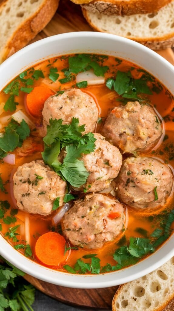 Turkey Meatball Soup