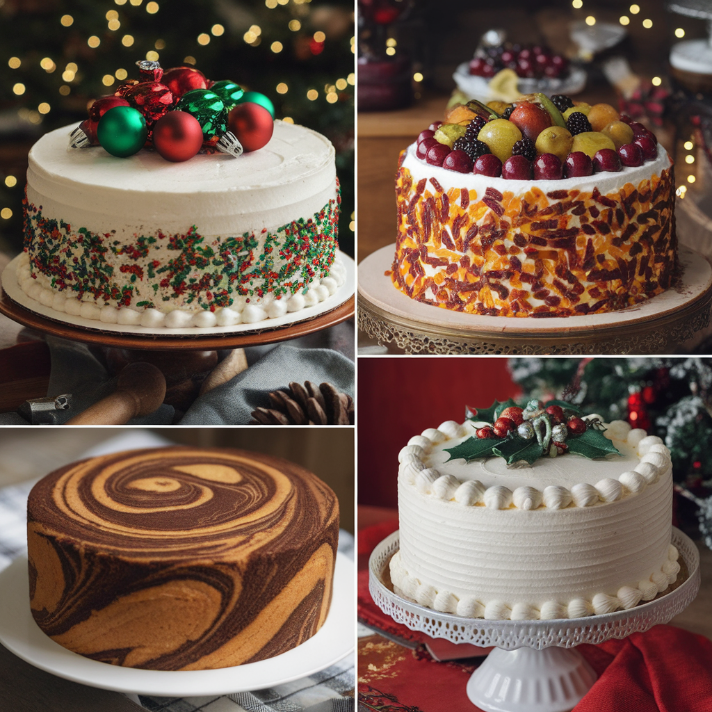 Vintage Christmas Cakes