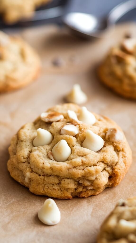 White Chocolate Macadamia Nut Thick Cookies