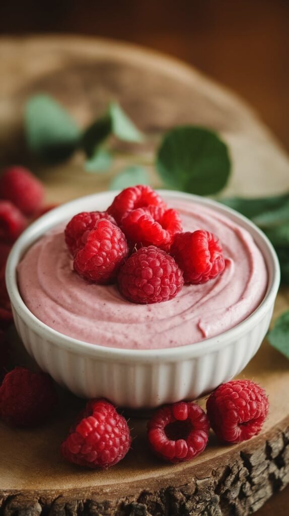 White Chocolate Raspberry Dip