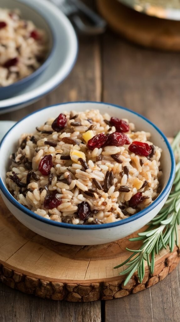 21 Magical Christmas Dinner Ideas for a Cozy Family Feast 14 Wild Rice Pilaf with Dried Cranberries