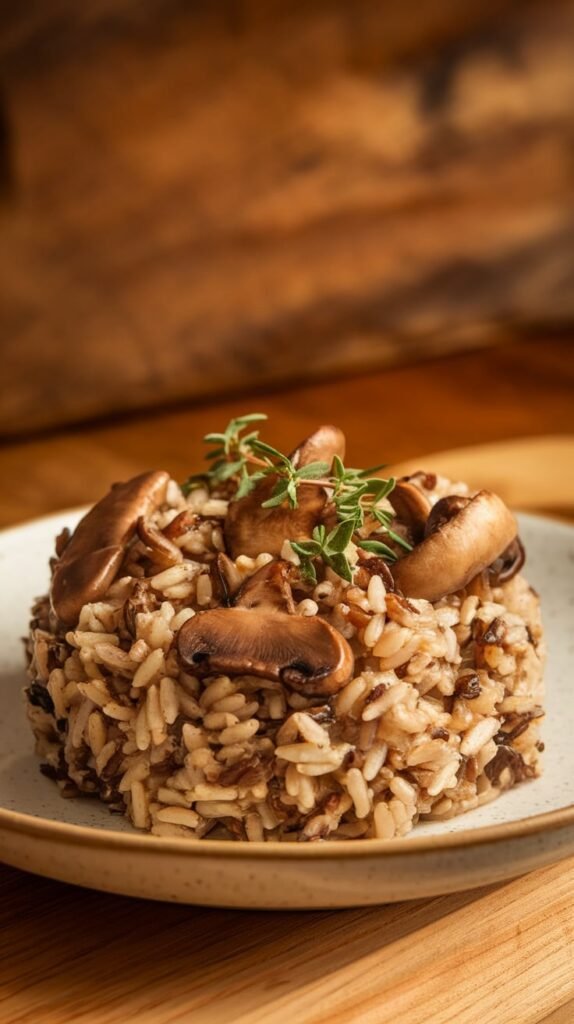 18 Healthy Christmas Side Dishes to Complete Your Feast 10 Wild Rice Pilaf with Mushrooms Thyme