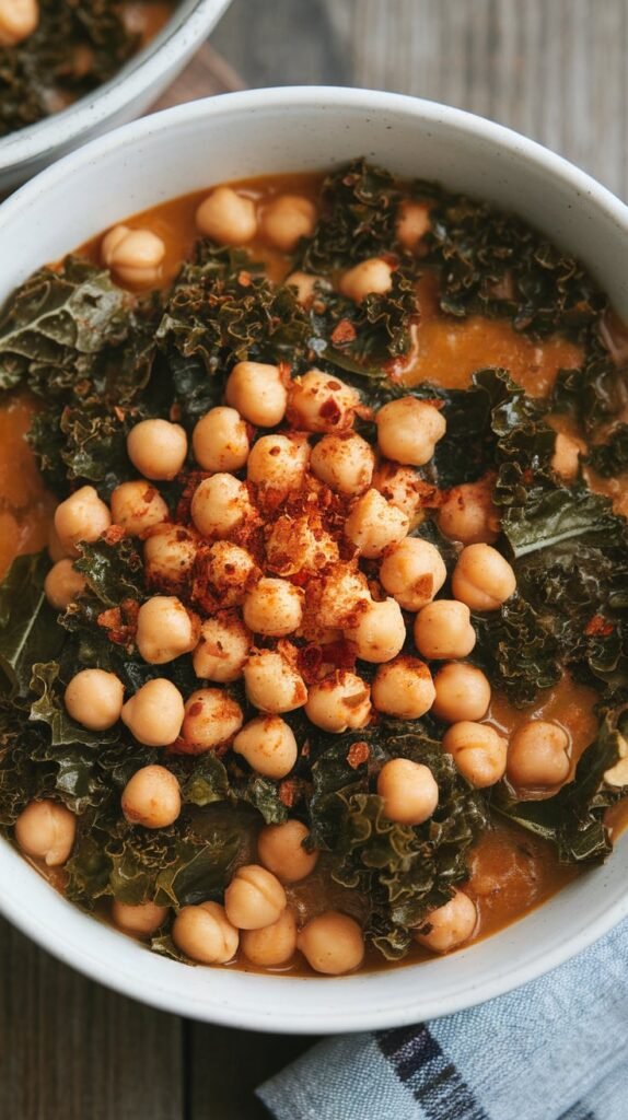 6 High-Protein Recipes for Winter Immune Support 6 Zinc Loaded Chickpea and Kale Stew