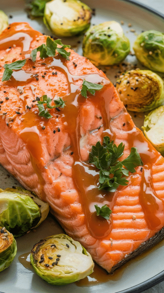 21 Healthy Winter Meals Your Family Will Actually Eat 4 a photo of a baked salmon with a maple g UeNpu8I5S462gnBKAQmWYg By7zVME9QCOxtVD06bgjwA