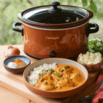 Crockpot Creamy Coconut Chicken Tikka Masala
