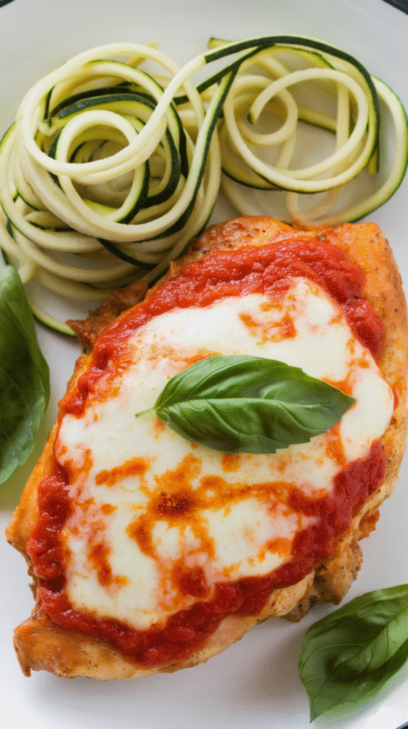 21 Healthy Winter Meals Your Family Will Actually Eat 13 a photo of a plate of baked chicken parm TlFGm8U8SKy3mT WvvmEMA RiXxVI3Q0SrhxHLOwPl A