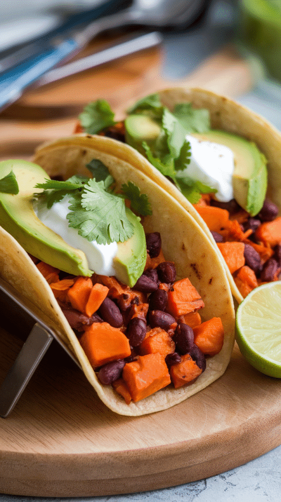 21 Healthy Winter Meals Your Family Will Actually Eat 10 a photo of a plate of sweet potato and b 8k8lpgbkQ6GvVra4KTsxLg 4tiW02mqQ5eOqcAj6GcwHg