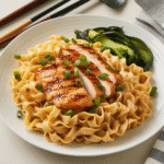Garlic Butter Noodles with Chicken