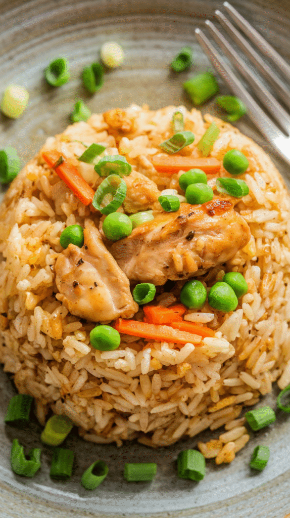 Honey Garlic Chicken Fried Rice 2 a photo of honey garlic chicken fried ri oDzzP5YfQ6qG1JdofBgRAw 7wkDMJVbRZOwOeMSHurE g