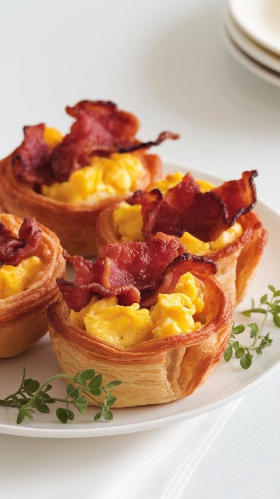 21 Easy Recipes Using Puff Pastry Sheets 16 Bacon and Egg Breakfast Cups