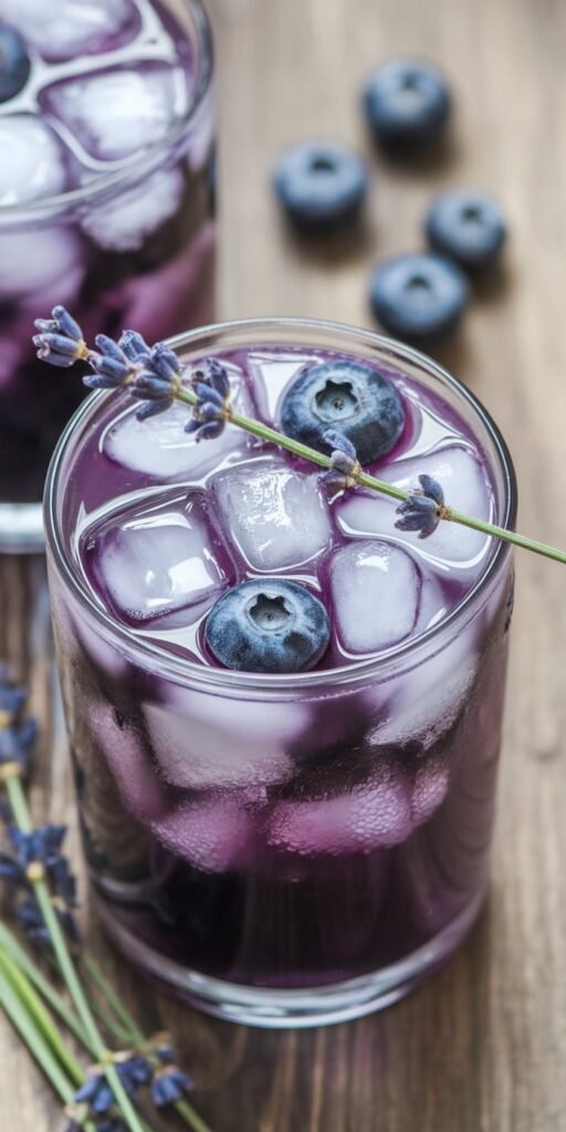 12 Refreshing Detox Water Recipes That Cleanse Your Body 5 Blueberry Lavender detox drink