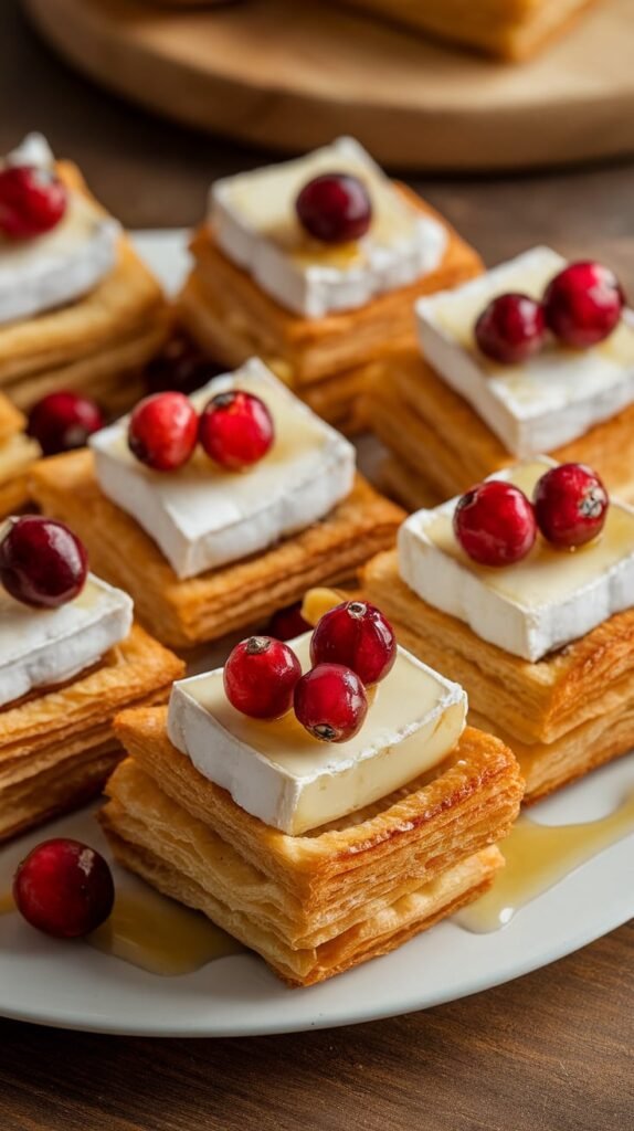 21 Easy Recipes Using Puff Pastry Sheets 13 Brie and Cranberry Bites