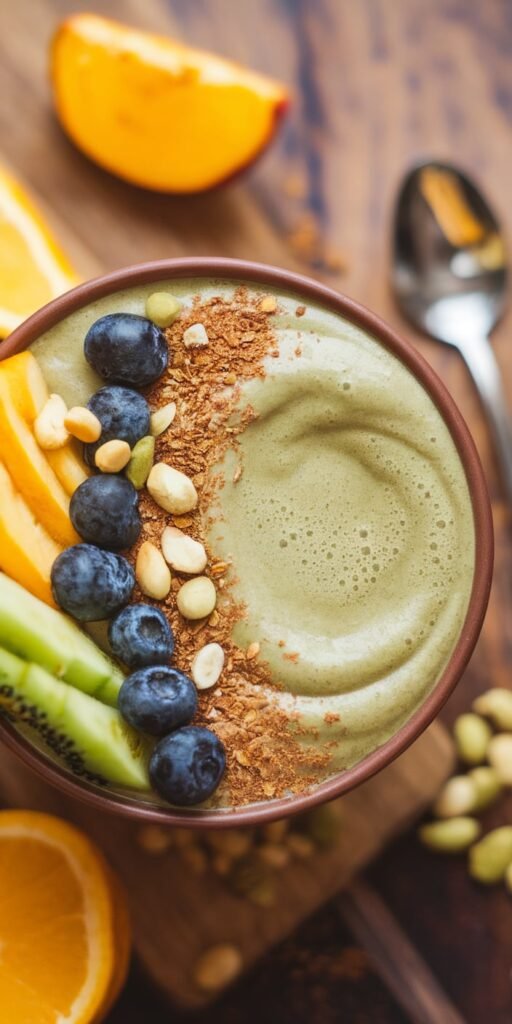 18 Creamy Matcha Smoothies for Breakfast Bliss 17 Chai Spice Matcha Fusion