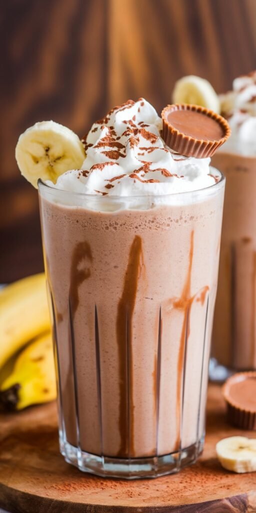 12 Kid-Friendly Healthy Smoothies That'll Actually Get Your Picky Eaters to Drink Vegetables 2 Chocolate Peanut Butter Banana Shake