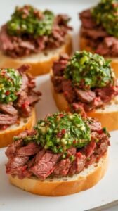 Crostini Chimichurri