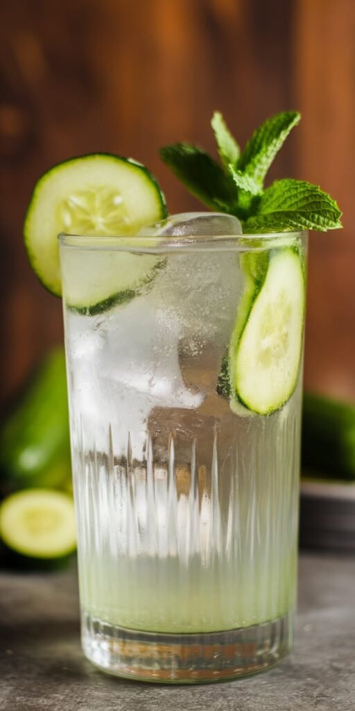 Cucumber Vodka Collins