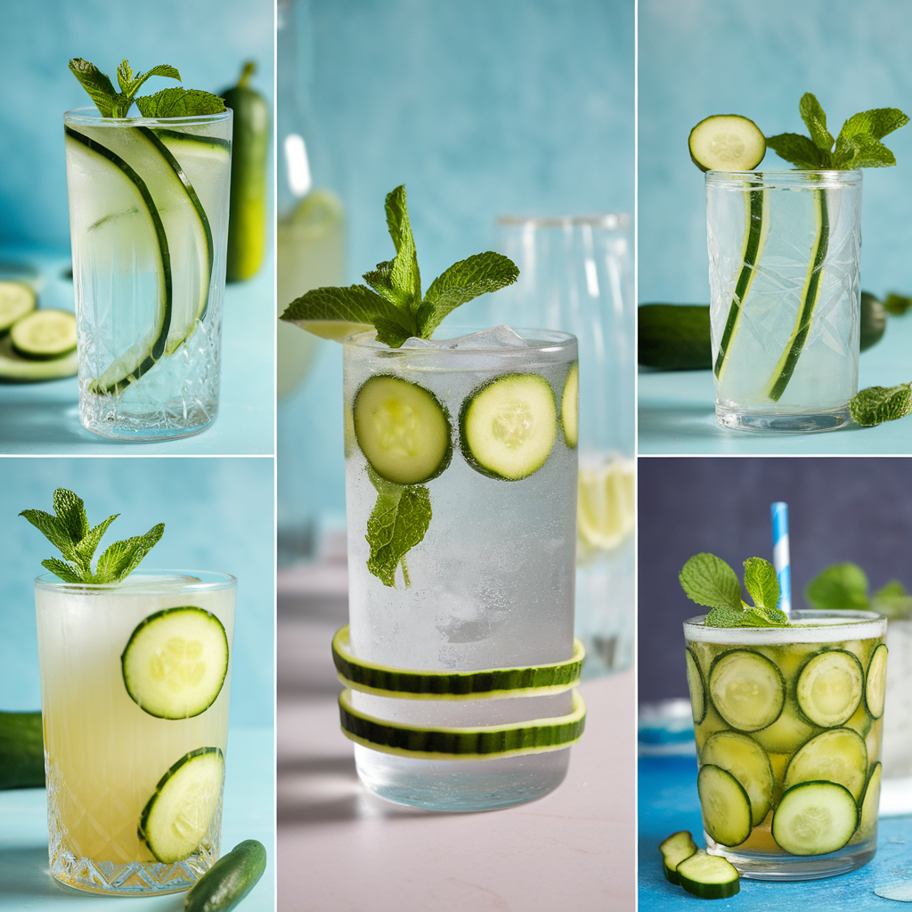 Cucumber Vodka Drinks