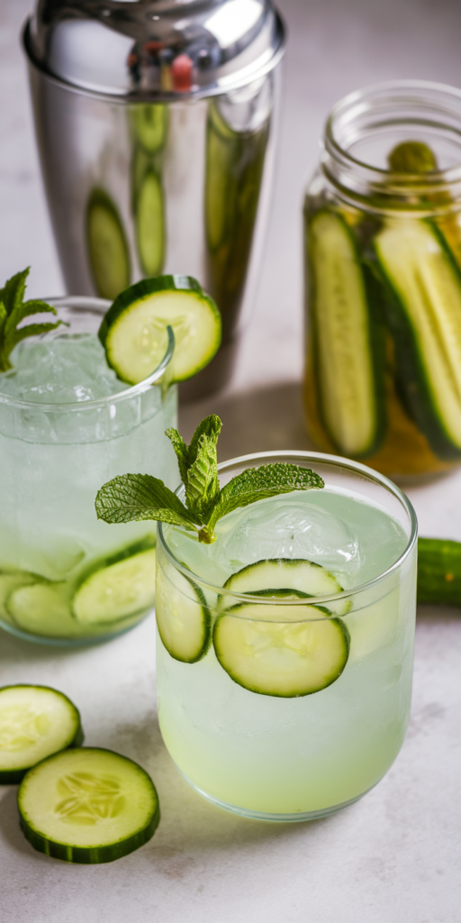 Cucumber Vodka Gimlet